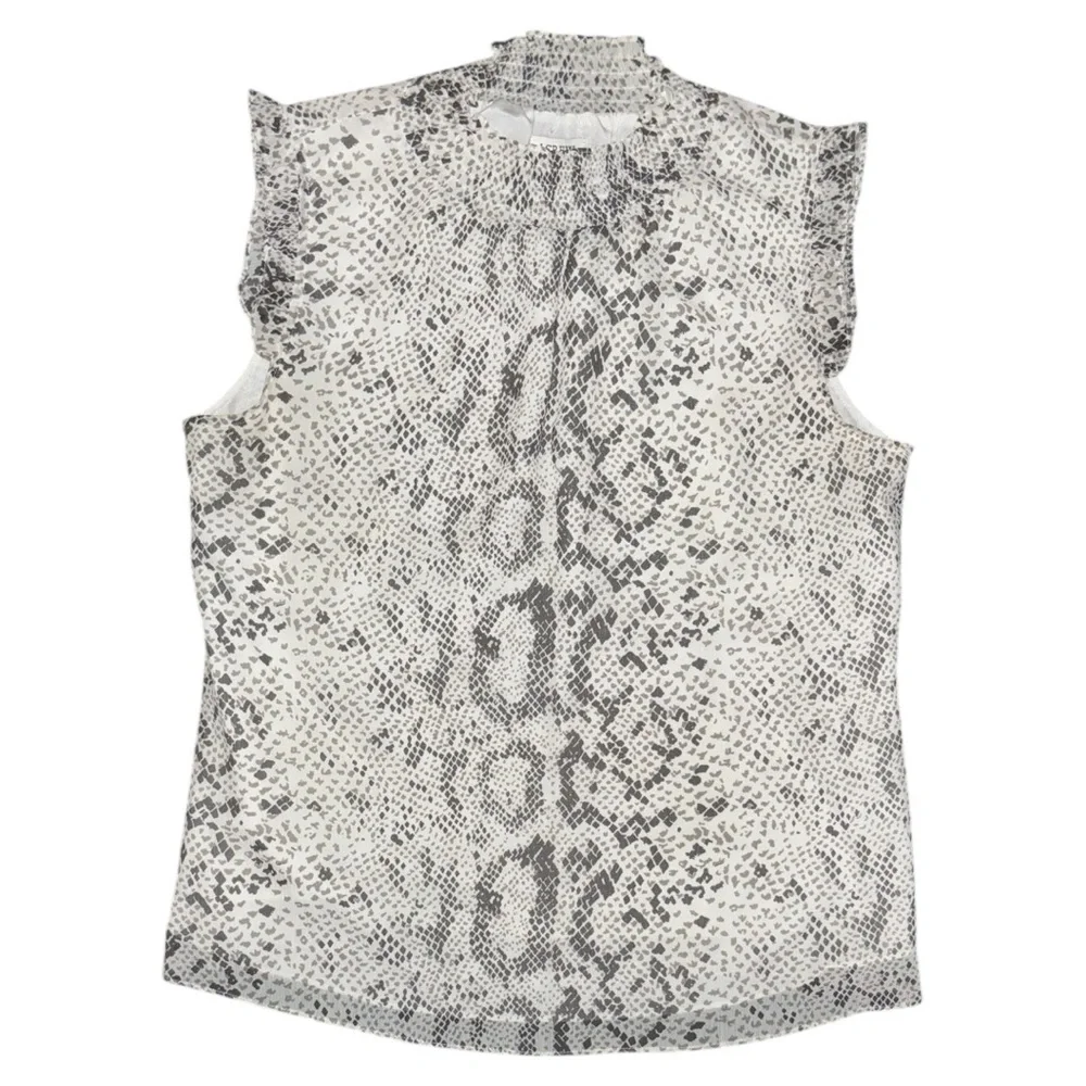 J. Crew Snakeskin Sleeveless Blouse